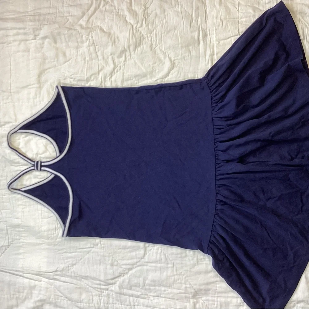 Girls Ralph‎ Lauren Logo Tank Dress Supima Navy Large 12/14